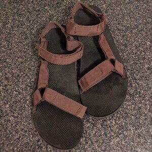 Men's Brown Teva sandals size 10